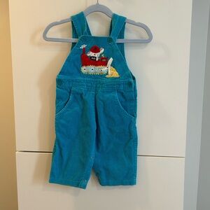 Kids Vintage Blue Corduroy Overalls 12M